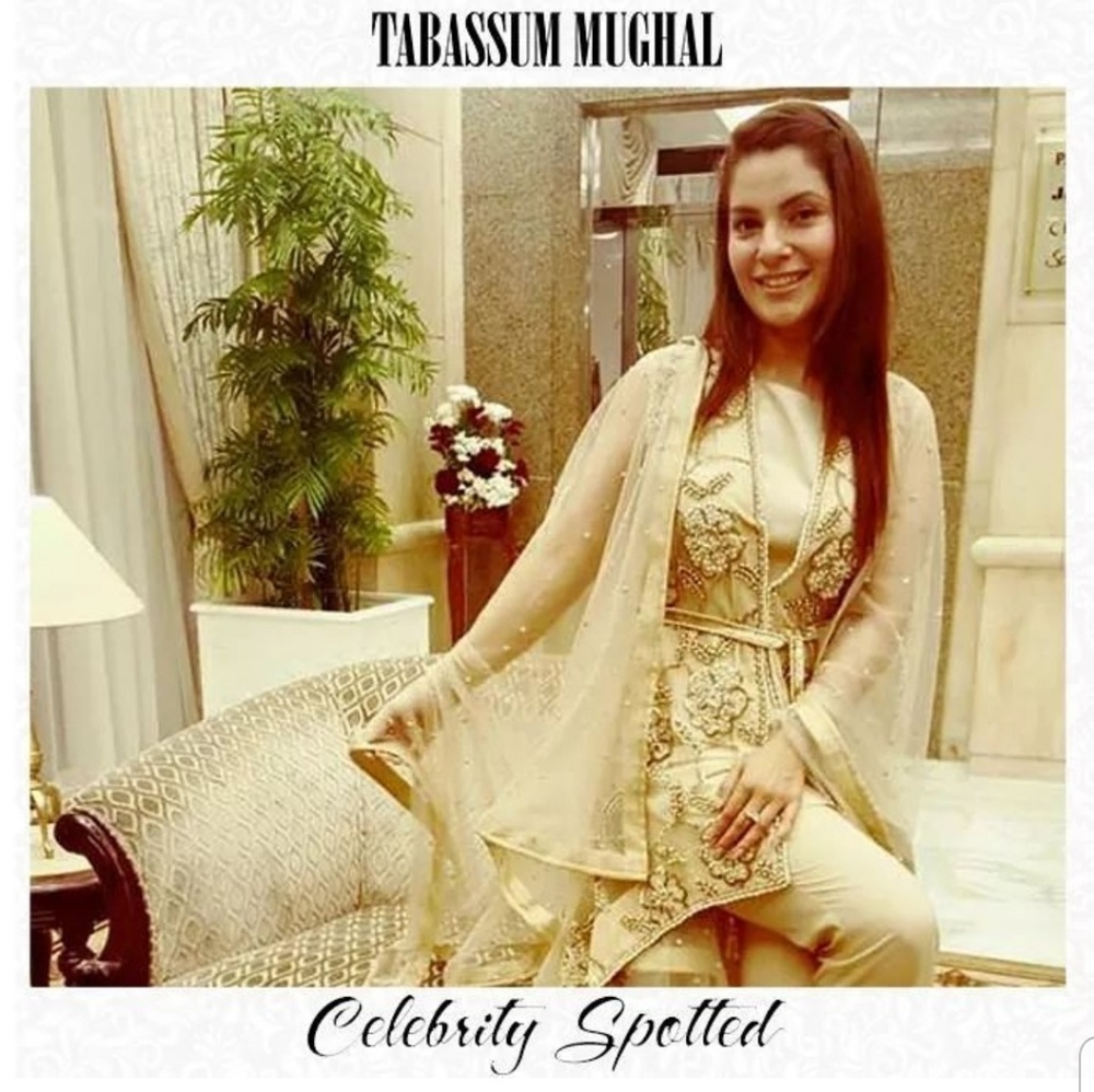 Indian Pakistani Partywear Tabassum Mughal outfit